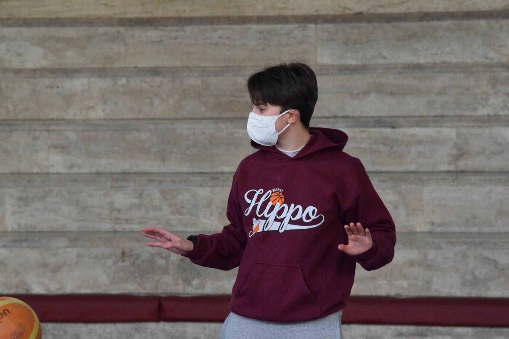 Laura Casaburi, energia e sorrisi per il Minibasket Hippo