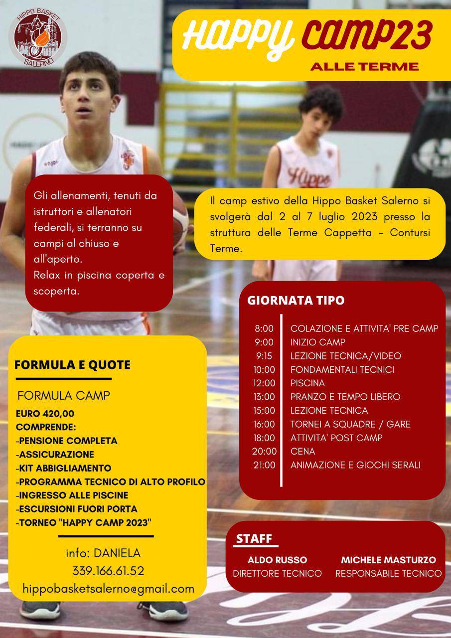 Happy Camp 2k23 a Contursi Terme