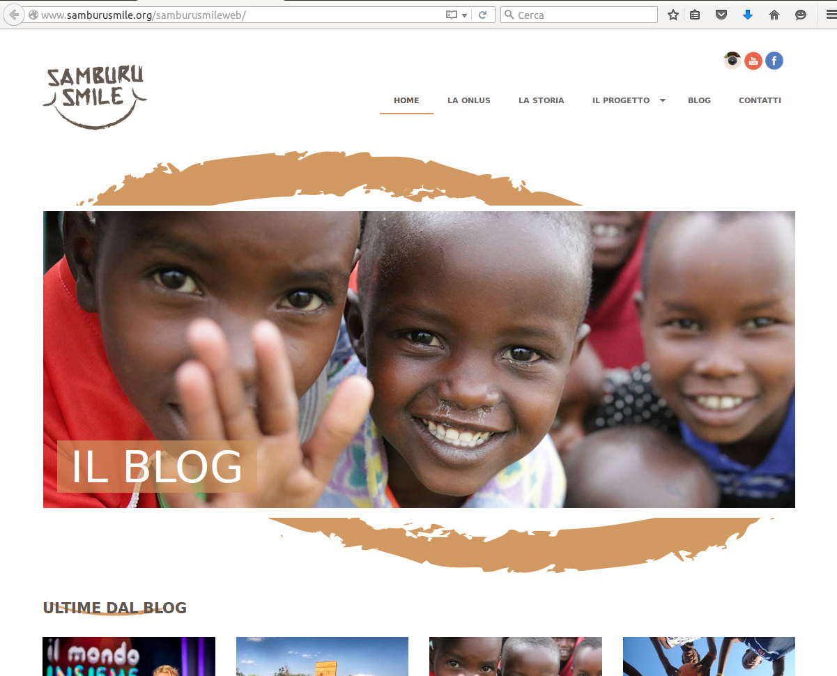 E' online il sito www.samburusmile.org e domani Sergio Mazza parlerà del suo progetto a TV2000